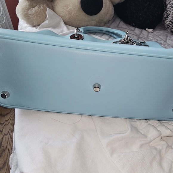 Dior Sky Blue Satchel with Silver Accents - Picture 7 of 9
